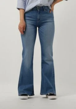 Hellblau Lee Flared Jeans Breese Flare