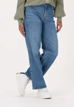 Hellblau Lee Wide Jeans Wide Leg Long