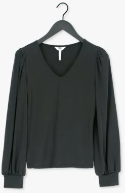 Schwarze Object Top Jannie Ls V-neck Top -Minus Verkaufsgeschäft 201321 5