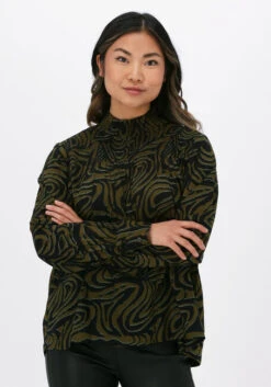 Grüne Scotch & Soda Top Printed Smocked Top Contains O