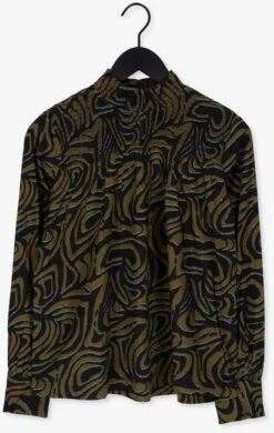 Grüne Scotch & Soda Top Printed Smocked Top Contains O -Minus Verkaufsgeschäft 201685 5