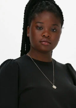 Schwarze Selected Femme T-shirt Tenny 3/4 Sweat Top -Minus Verkaufsgeschäft 203217 3