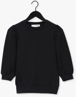 Schwarze Selected Femme T-shirt Tenny 3/4 Sweat Top -Minus Verkaufsgeschäft 203217 5
