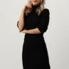 Schwarze Minus Minikleid Mersin Highneck Knit Dress -Minus Verkaufsgeschäft 205542 1