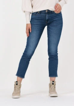 Blaue 7 For All Mankind Slim Fit Jeans Roxanne Ankle