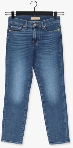 Blaue 7 For All Mankind Slim Fit Jeans Roxanne Ankle -Minus Verkaufsgeschäft 205578 5