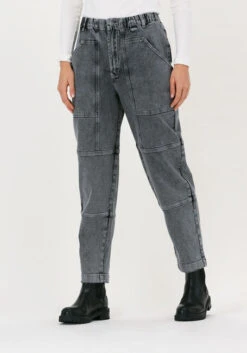 Graue Set Mom Jeans 74032