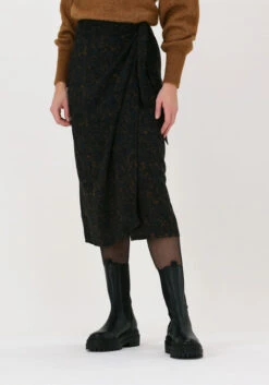 Schwarze Another Label Midirock Roseau Skirt