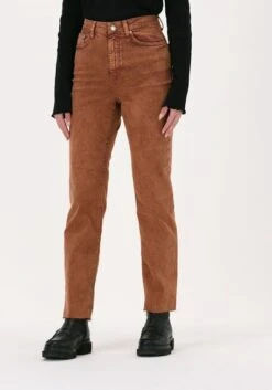 Rost Rianne Meijer X Na-kd Straight Leg Jeans High Waist Raw Edge Denim