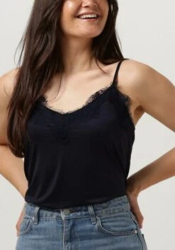 Dunkelblau Cc Heart Top Lace Top -Minus Verkaufsgeschäft 207296 3