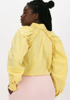 Gelbe Hunkon Bluse 410 Demi Shirt -Minus Verkaufsgeschäft 207489 2