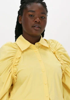 Gelbe Hunkon Bluse 410 Demi Shirt -Minus Verkaufsgeschäft 207489 3