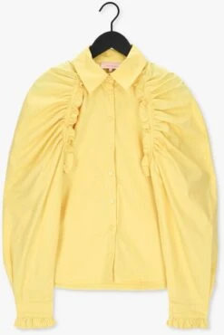 Gelbe Hunkon Bluse 410 Demi Shirt -Minus Verkaufsgeschäft 207489 5