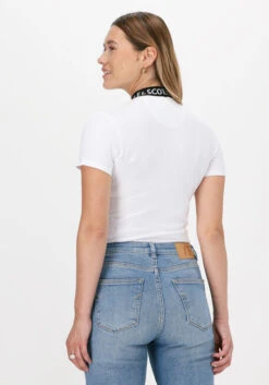 Weiße Lyle & Scott Top Branded Collar T-shirt -Minus Verkaufsgeschäft 208298 2
