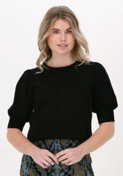 Schwarze Minus Top Liva Knit Tee