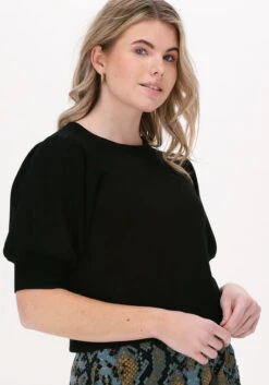 Schwarze Minus Top Liva Knit Tee -Minus Verkaufsgeschäft 209916 3