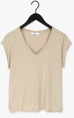 Sand Cc Heart T-shirt Basic V-neck Tshirt -Minus Verkaufsgeschäft 210064 5