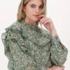 Grüne By-bar Bluse Feline Bhopal Blouse -Minus Verkaufsgeschäft 210530 1
