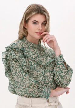 Grüne By-bar Bluse Feline Bhopal Blouse