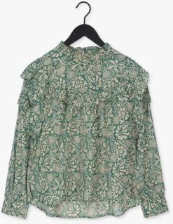 Grüne By-bar Bluse Feline Bhopal Blouse -Minus Verkaufsgeschäft 210530 5