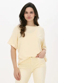 Gelbe Summum Top Sweater Short Sleeve Fluid Swe