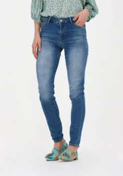 Blaue Summum Skinny Jeans Skinny Jeans Soft Cotton Indig