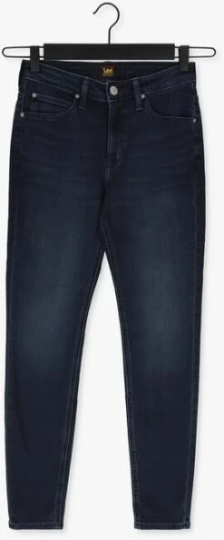Blaue Lee Skinny Jeans Scarlett High -Minus Verkaufsgeschäft 212628 5
