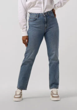 Blaue Lee Straight Leg Jeans Carol