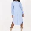 Blaue My Essential Wardrobe Midikleid Alice Long Shirt -Minus Verkaufsgeschäft 212748 1