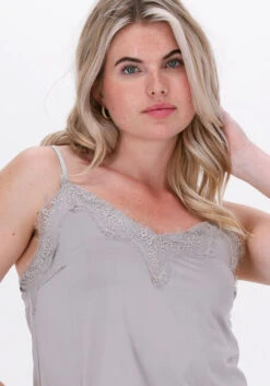 Taupe Cc Heart Top Lace Top -Minus Verkaufsgeschäft 212945 3