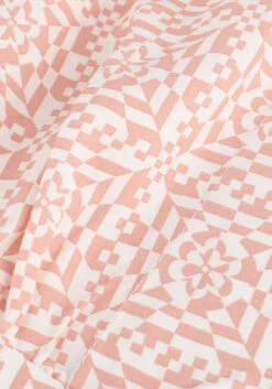 Koralle Scotch & Soda Top Jacquard Feminine V-neck Top -Minus Verkaufsgeschäft 213275 6