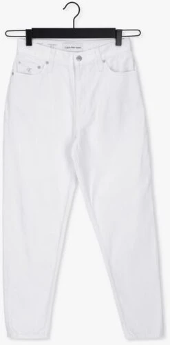 Weiße Calvin Klein Mom Jeans Mom Jean -Minus Verkaufsgeschäft 213611 5