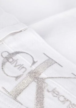 Weiße Calvin Klein Mom Jeans Mom Jean -Minus Verkaufsgeschäft 213611 6