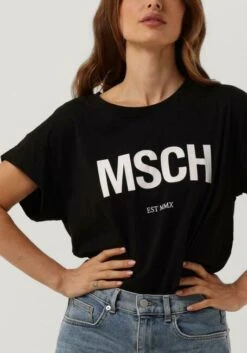 Schwarze Msch Copenhagen T-shirt Alva Organic Msch Std Tee -Minus Verkaufsgeschäft 213687 3