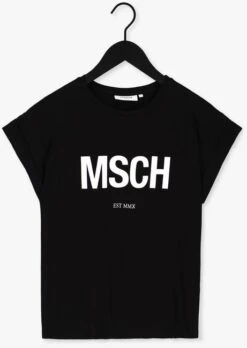Schwarze Msch Copenhagen T-shirt Alva Organic Msch Std Tee -Minus Verkaufsgeschäft 213687 5