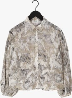 Grüne Msch Copenhagen Bluse Kabrina Ls Shirt Aop -Minus Verkaufsgeschäft 213697 5