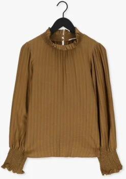 Braune Second Female Bluse Flavum Blouse -Minus Verkaufsgeschäft 214071 5