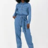 Hellblau Second Female Jumpsuit Ingrid Jumpsuit -Minus Verkaufsgeschäft 214086 1