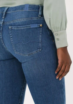Blaue 7 For All Mankind Skinny Jeans Hw Skinny Crop -Minus Verkaufsgeschäft 214449 3