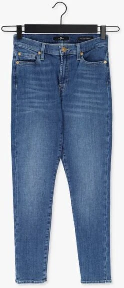 Blaue 7 For All Mankind Skinny Jeans Hw Skinny Crop -Minus Verkaufsgeschäft 214449 5