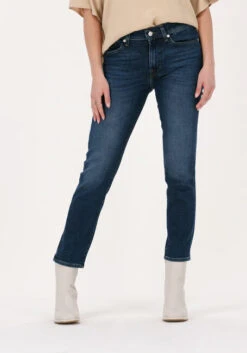 Blaue 7 For All Mankind Straight Leg Jeans Roxanne Anke