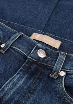 Blaue 7 For All Mankind Straight Leg Jeans Roxanne Anke -Minus Verkaufsgeschäft 214454 6