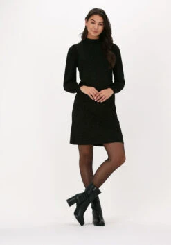 Schwarze Juffrouw Jansen Minikleid Dress Smock Sleeves