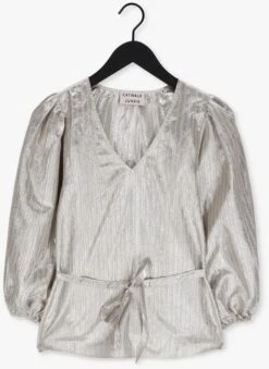 Silberne Catwalk Junkie Bluse Tp Elena -Minus Verkaufsgeschäft 218255 5