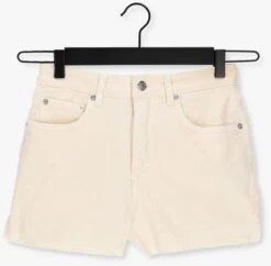 Creme Na-kd Kurze Hose Raw Hem Slit Denim Shorts -Minus Verkaufsgeschäft 218358 5