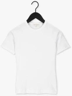 Weiße Esmé Studios Top Blossom Ss O Neck Rib T-shirt -Minus Verkaufsgeschäft 218370 5