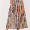 Mehrfarbige/bunte Silvian Heach Maxirock Long Skirt Merva -Minus Verkaufsgeschäft 219165 1