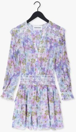 Lila Silvian Heach Minikleid Dress Lurivi -Minus Verkaufsgeschäft 219174 5