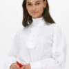 Weiße Est'seven Bluse Est’lonneke Blouse -Minus Verkaufsgeschäft 219683 1