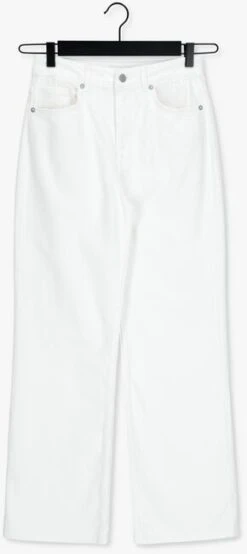 Weiße Selected Femme Wide Jeans Slfalice Hw Long Wide Snow -Minus Verkaufsgeschäft 220190 5